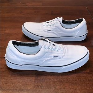 Vans Era Men’s White Canvas Sneakers